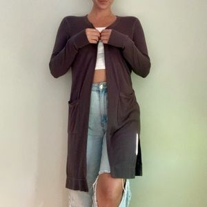 Abercrombie long line soft cardigan